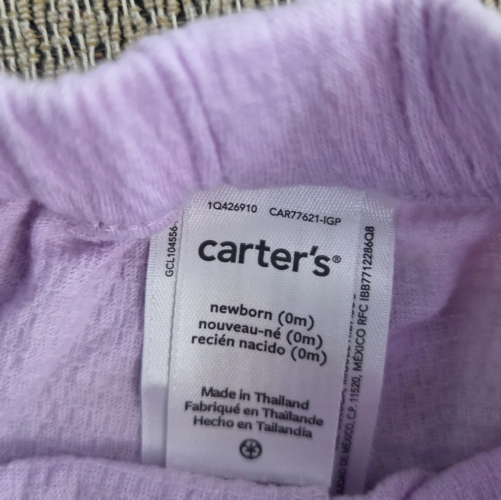 Carter's Light Purple Diaper Cover Set